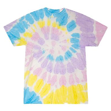 H1000 Tie-Dyes Adult Tie-Dyed Cotton Tee in Gummy bear front view