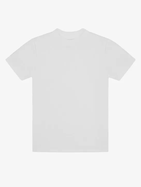 Los Angeles Apparel 14R309 14/1 Rib Mock Neck Top in White