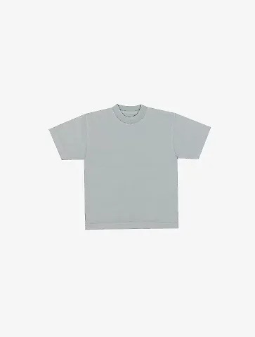 Los Angeles Apparel 18101GD Youth S/S Grmnt Dye Te in Sage front view