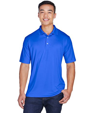 8405  UltraClub® Men's Cool & Dry Sport Mesh Perf in Royal front view