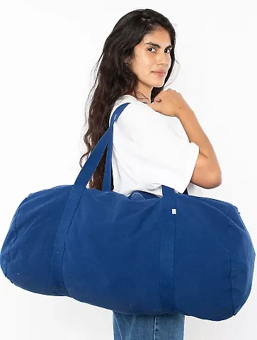 Los Angeles Apparel BD03 BULL DENIM WEEKENDER BAG in Reflex blue front view