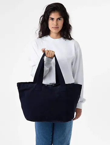 Los Angeles Apparel BD07 Essential Tote in Navy front view
