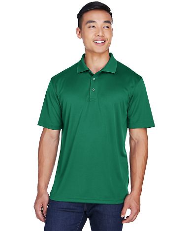8405T UltraClub® Men's Tall Cool & Dry Sport Mesh in Forest green front view