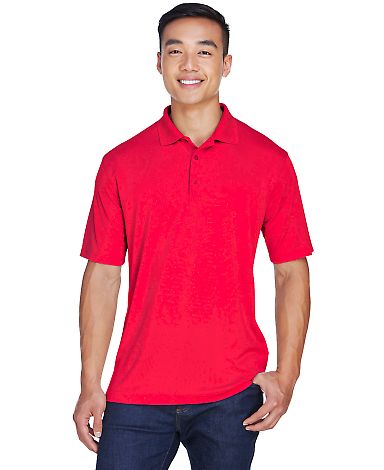 8405T UltraClub® Men's Tall Cool & Dry Sport Mesh in Red front view