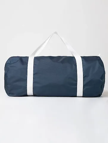 Los Angeles Apparel RNB563 Nylon Pack Weekender Ba in Navy front view