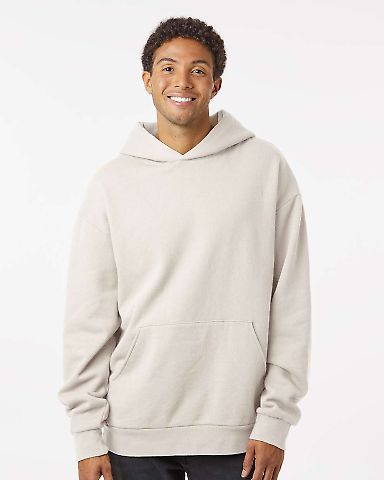 Independent Trading IND280SL Avenue Pullover Hoode in Ivory front view