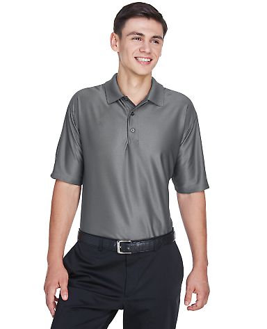 8415 UltraClub® Men's Cool & Dry Elite Performanc in Charcoal front view