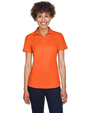 8425L UltraClub® Ladies' Cool & Dry Sport Perform in Orange front view
