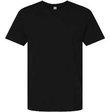 Jerzees 570MR Premium Cotton T-Shirt in Black ink front view