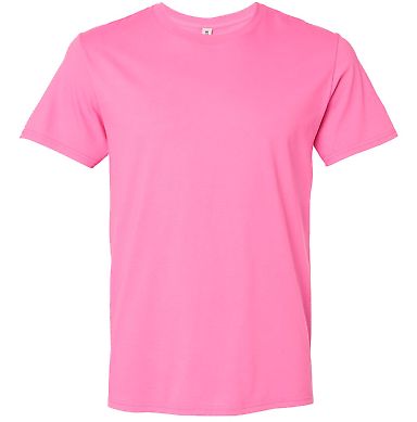 Jerzees 570MR Premium Cotton T-Shirt in Bubblegum front view