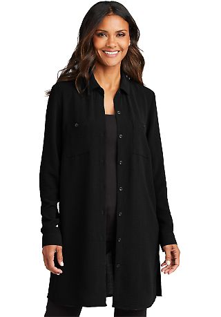 Port Authority Clothing LW715 Port Authority<sup>< in Deepblack front view