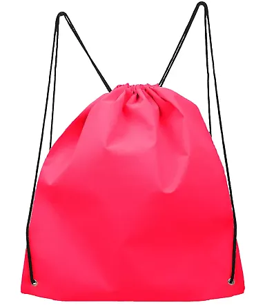 Q-Tees Q1235 Non-Woven Sportpack in Hot pink front view
