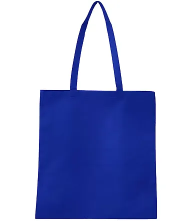 Q-Tees Q126300 Non-Woven Tote Bag in Royal front view