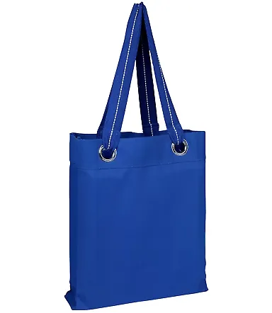 Q-Tees Q1630 Large Grommet Tote in Royal front view