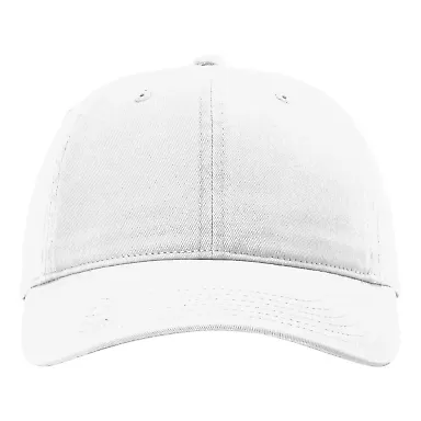 Richardson Hats 326 Brushed Canvas Dad Hat in White front view