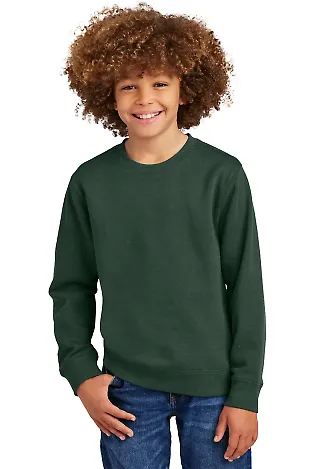 District Clothing DT6104Y District<sup></sup> Yout in Forestgrn front view