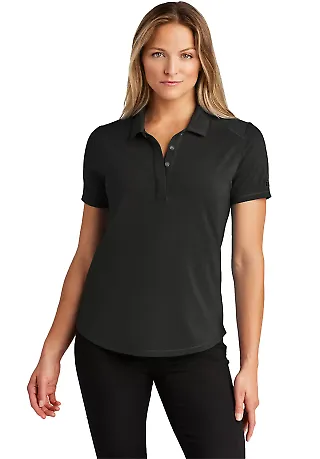 Ogio LOG152 OGIO<sup></sup> Ladies Motion Polo in Blacktop front view