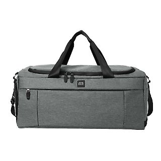 Travis Mathew TMB205 TravisMathew Duration Duffel in Gphheather front view