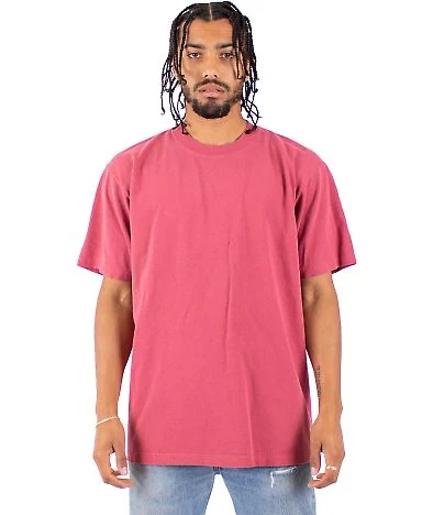 Shaka Wear Retail SHGD Garment-Dyed Crewneck T-Shi in Clay red front view