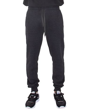 Shaka Wear Retail SHFJP Men's Fleece Jogger Pants in C grey front view