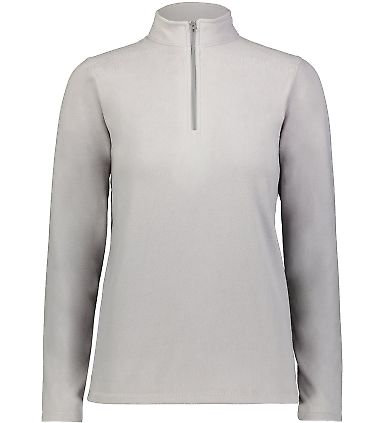 Augusta Sportswear 6864 Women's Eco Revive™ Micr in Athletic grey front view