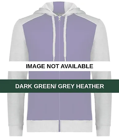 Augusta Sportswear 6899 Eco Revive™ Three-Season Dark Green/ Grey Heather front view