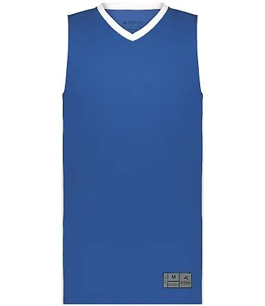 Augusta Sportswear 6887 Youth Match-Up Basketball  in Royal/ white front view