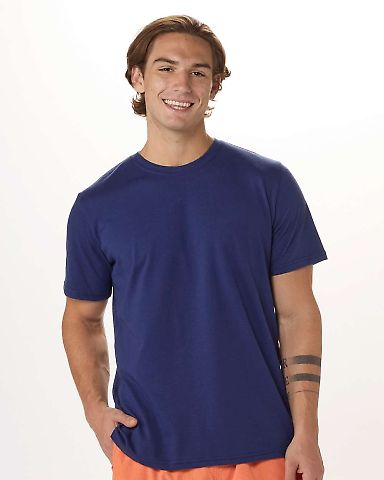 Boxercraft BM2103 Basic Crew T-Shirt in Navy front view