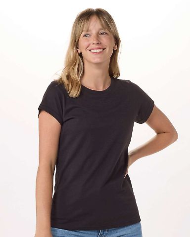 Boxercraft BW2104 Women's Essential T-shirt in Black front view