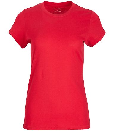 Boxercraft BW2104 Women's Essential T-shirt in True red front view