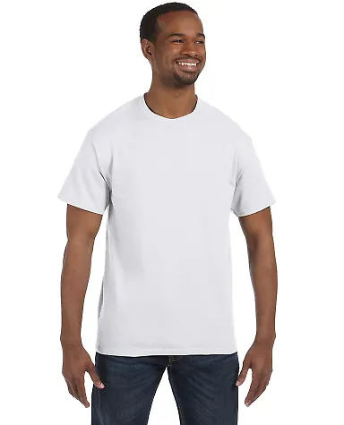 5250 Hanes Authentic T-shirt White front view