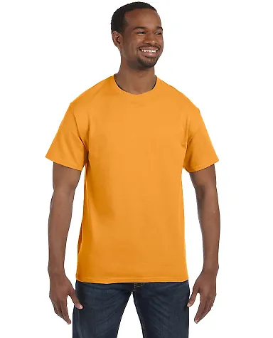 5250 Hanes Authentic T-shirt Gold front view