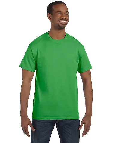 5250 Hanes Authentic T-shirt Shamrock Green front view