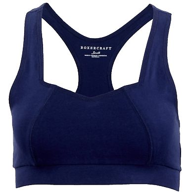 Boxercraft BW2701 Women's Sweetheart Sports Bra in Navy front view