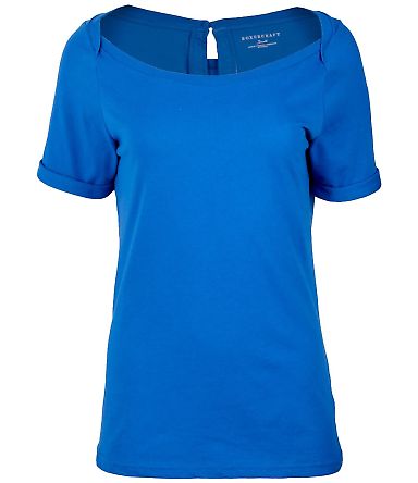 Boxercraft BW2404 Women's Carefree T-shirt in True royal front view