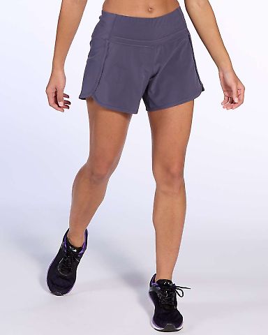 Boxercraft BW6103 Women's Stretch Woven Lined Shor in Mystic front view