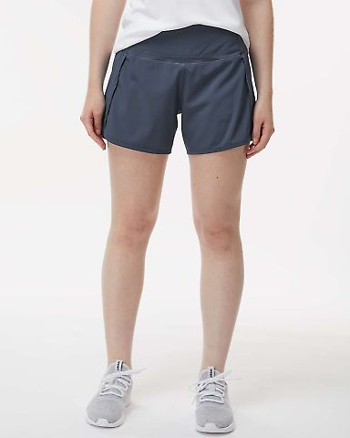 Boxercraft BW6103 Women's Stretch Woven Lined Shor in Castlerock front view