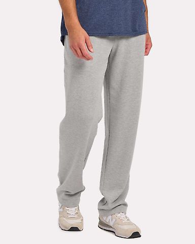 Boxercraft BM6603 French Terry Sweatpants in Oxford heather front view