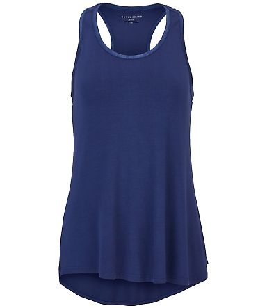Boxercraft BW2508 Women's Bamboo Tank Top in Navy front view