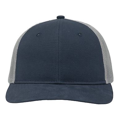 Sportsman SP1650 Modern Six-Panel Trucker Fit Cap in Navy/ grey