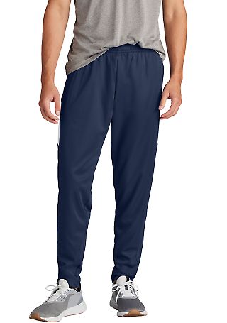 Sport Tek PST800 Sport-Tek<sup></sup> Travel Pant in Trnv/white front view
