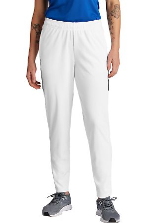 Sport Tek LPST800 Sport-Tek<sup></sup> Ladies Trav in White/irgy front view