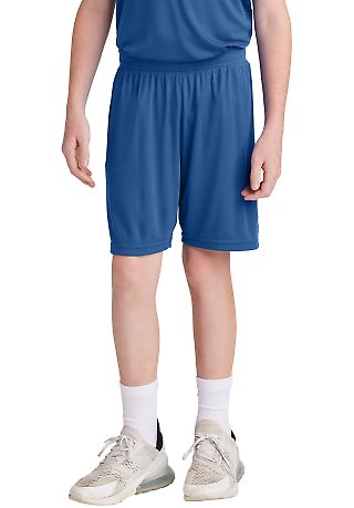 Sport Tek YST103 Sport-Tek<sup></sup> Youth Compet in Royal/wht front view
