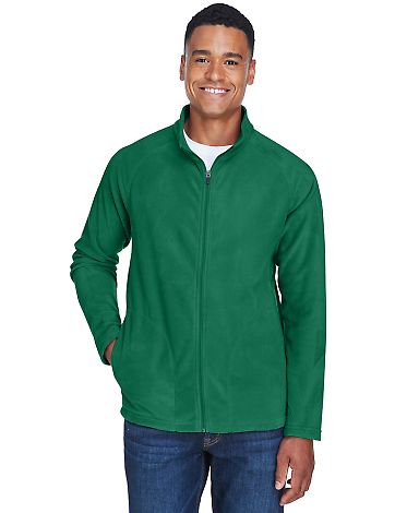 Team 365 TT90 Men's Campus Microfleece Jacket in Sport kelly front view