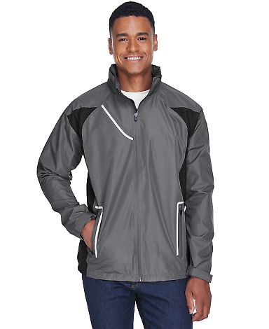 Team 365 TT86 Men's Dominator Waterproof Jacket in Sport graphite front view