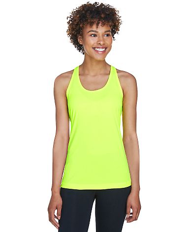 Team 365 TT11WRC Ladies' Zone Performance Racerbac in Safety yellow front view