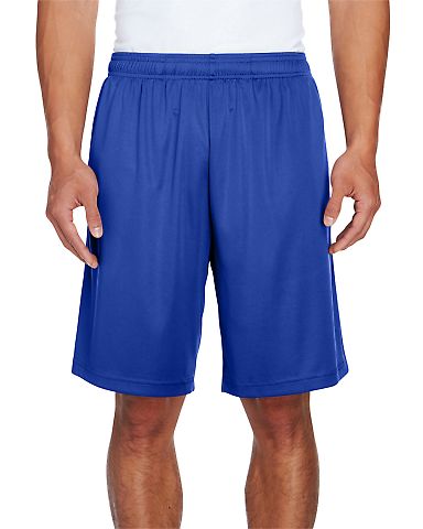 Team 365 TT11SH Men's Zone Performance Short in Sport royal front view