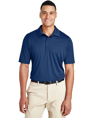 Team 365 TT51T Men's Tall Zone Performance Polo in Sport dark navy front view