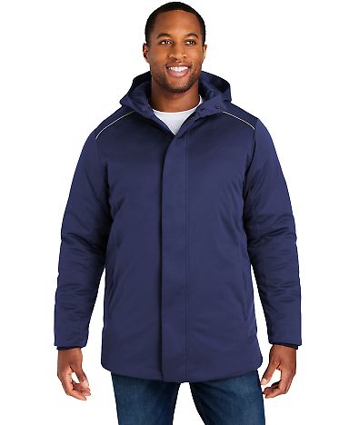 Core 365 CE715 Unisex Techno Lite Flat-Fill Insula in Classic navy front view