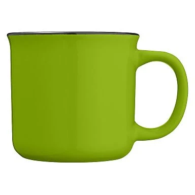 Core 365 CE060 12oz Ceramic Mug in Acid green front view